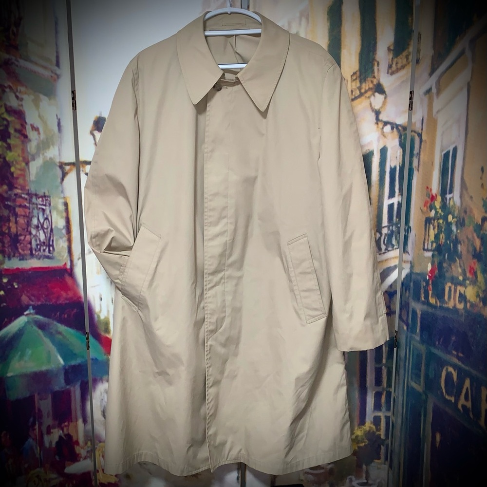 ❄️Vintage London Fog Trench Coat Khaki Colored – Size 46 Reg – Classic